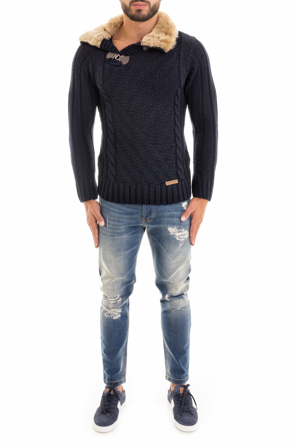CAMISOLA FUR COLLAR
