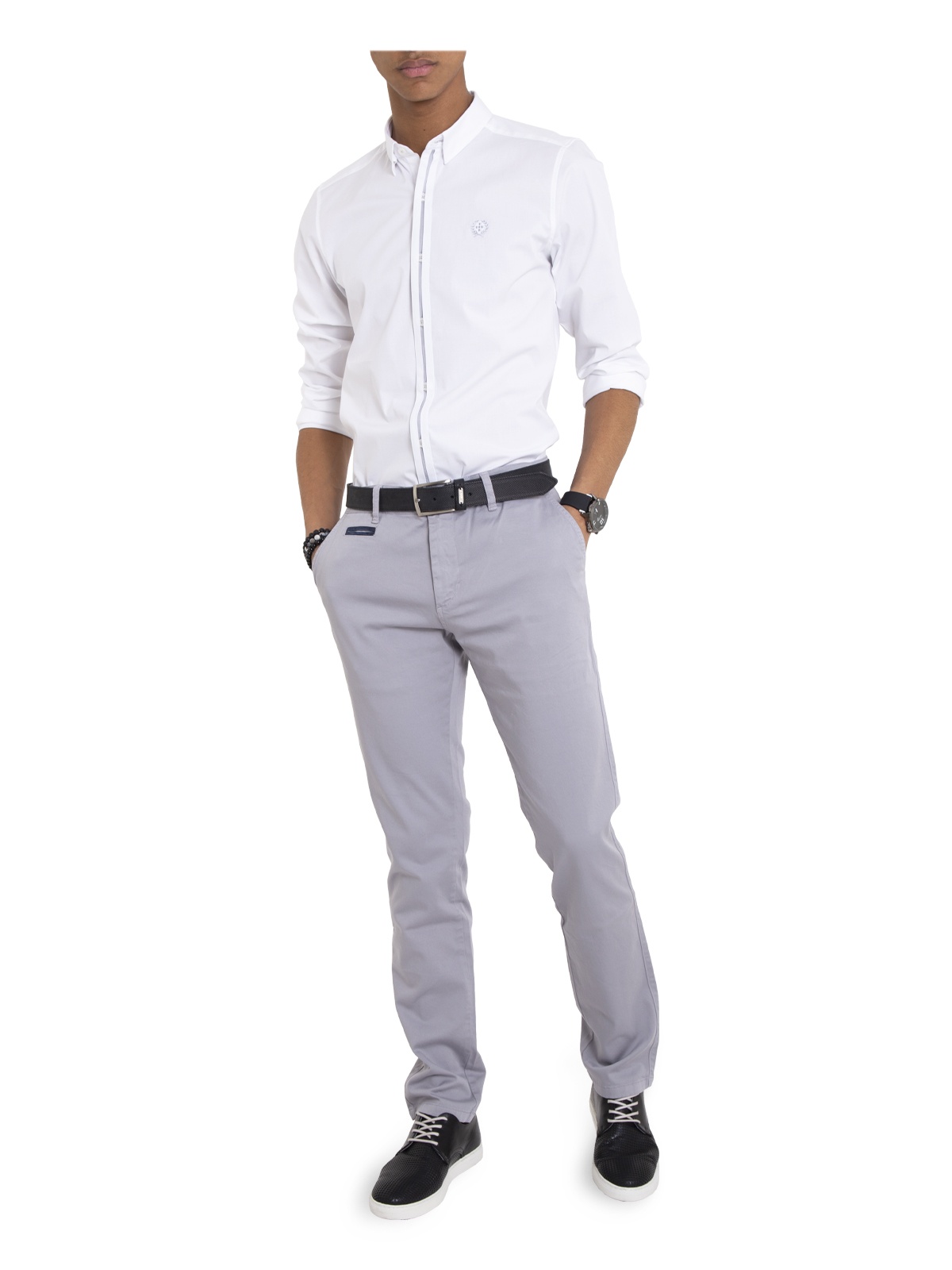 CAMISA SMK GRAY STRIPE