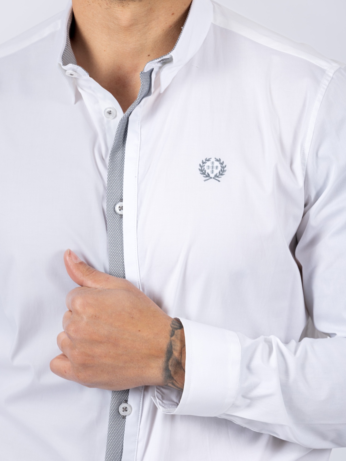 CAMISA SMK GRAY CONTRAST