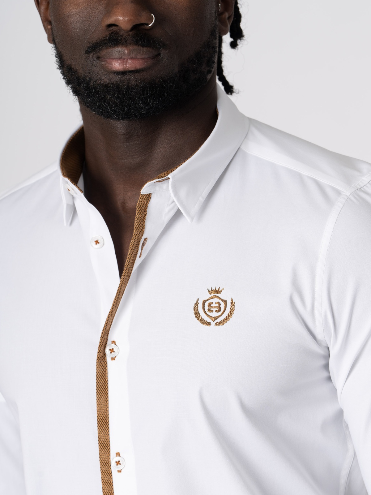 CAMISA SMK BRANCA CAMEL