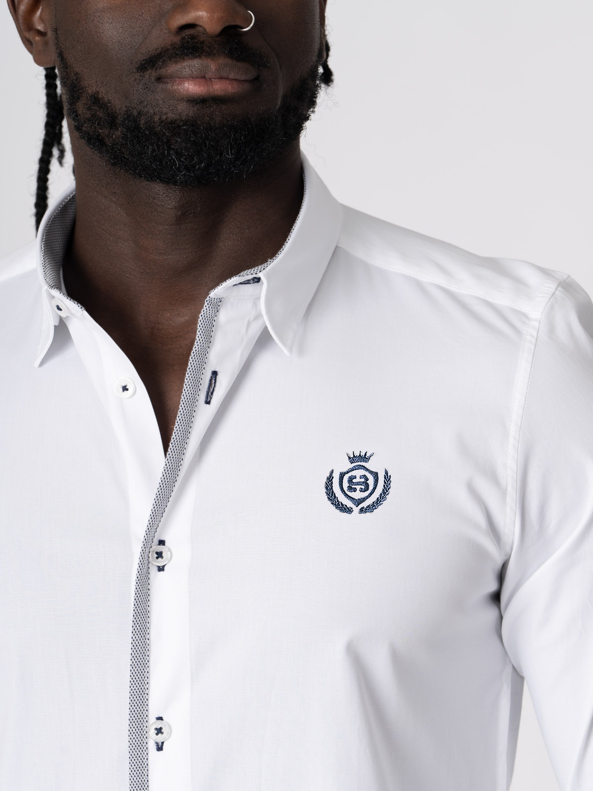 CAMISA SMK BRANCA AZUL