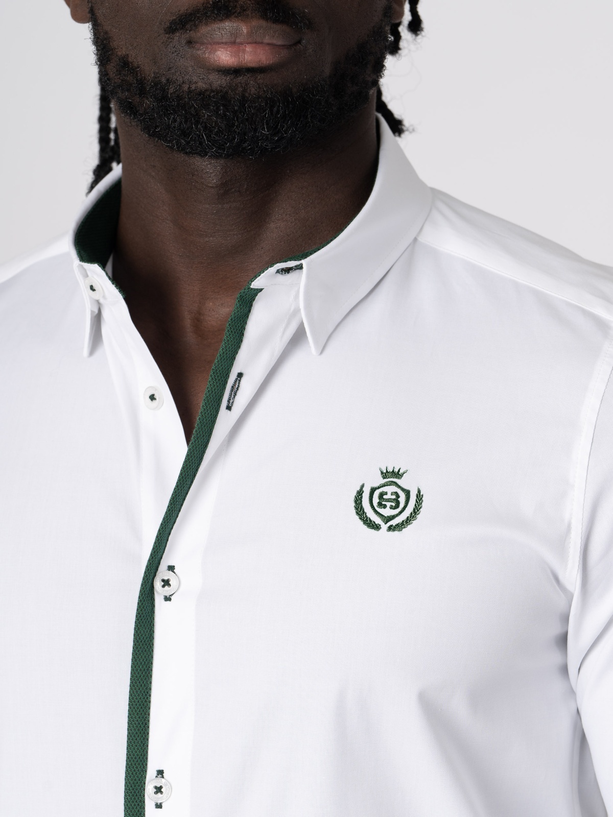 CAMISA SMK BRANCA VERDE