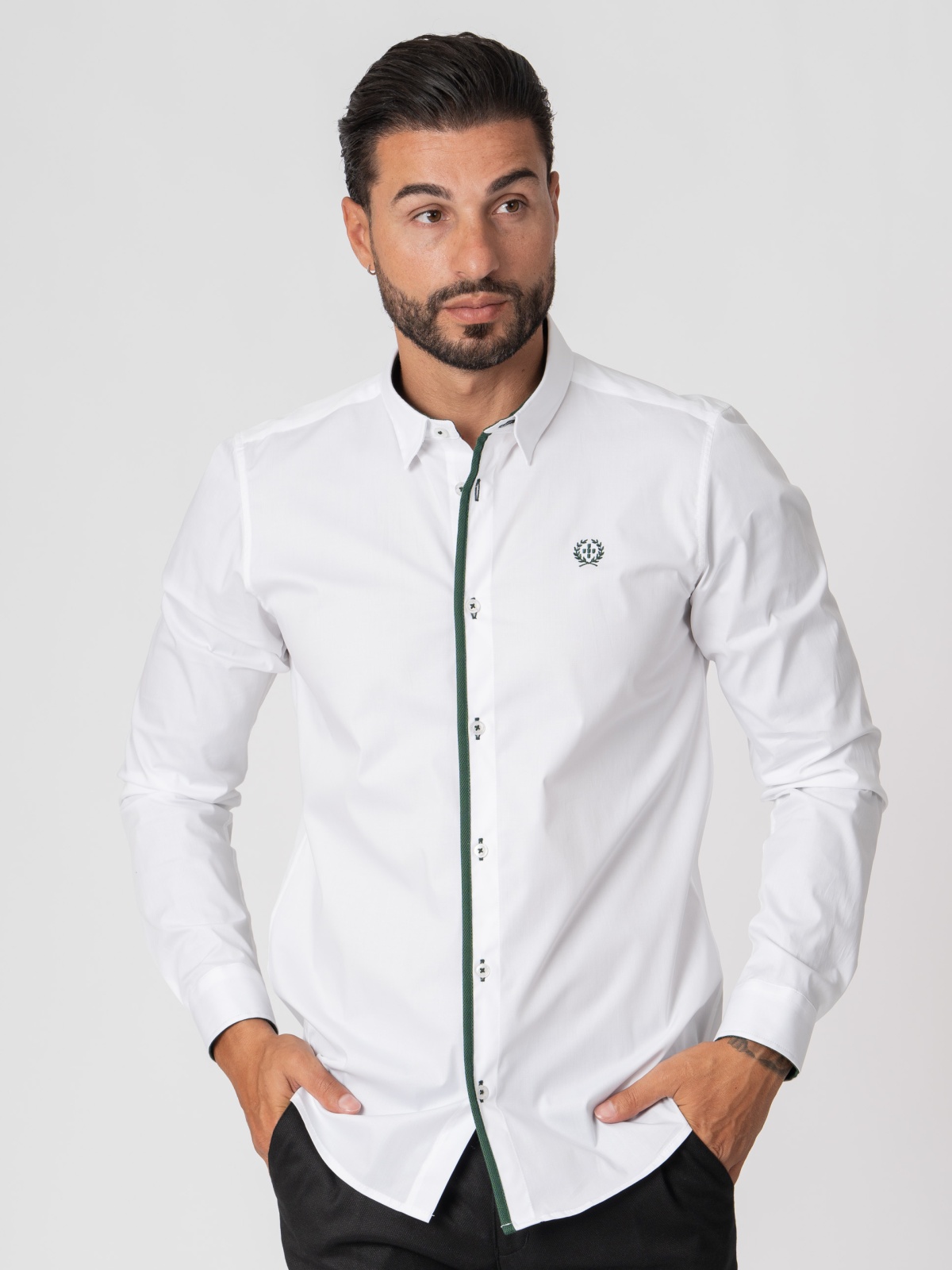 CAMISA SMK BRANCA VERDE