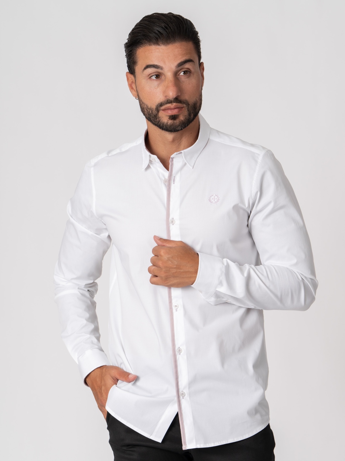 CAMISA SMK BRANCA ROSA