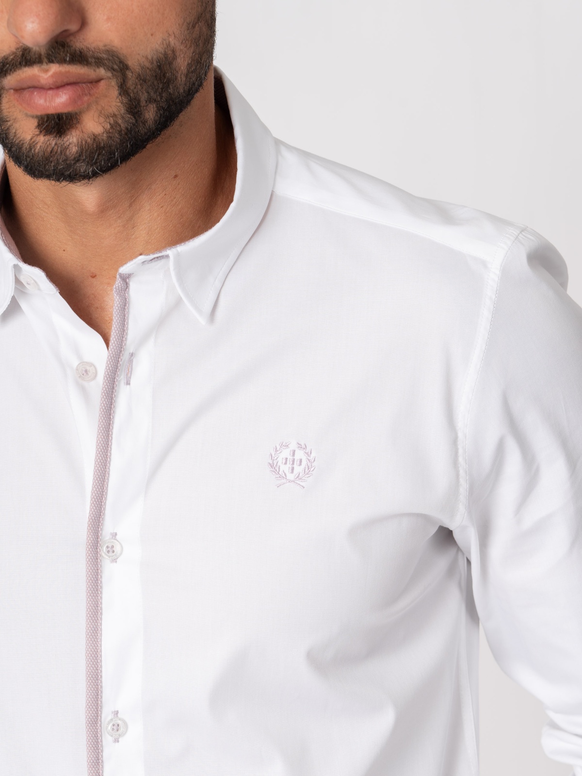 CAMISA SMK BRANCA ROSA