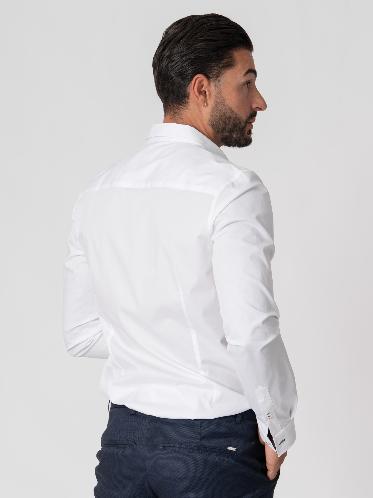CAMISA SMK BRANCA MARINHO