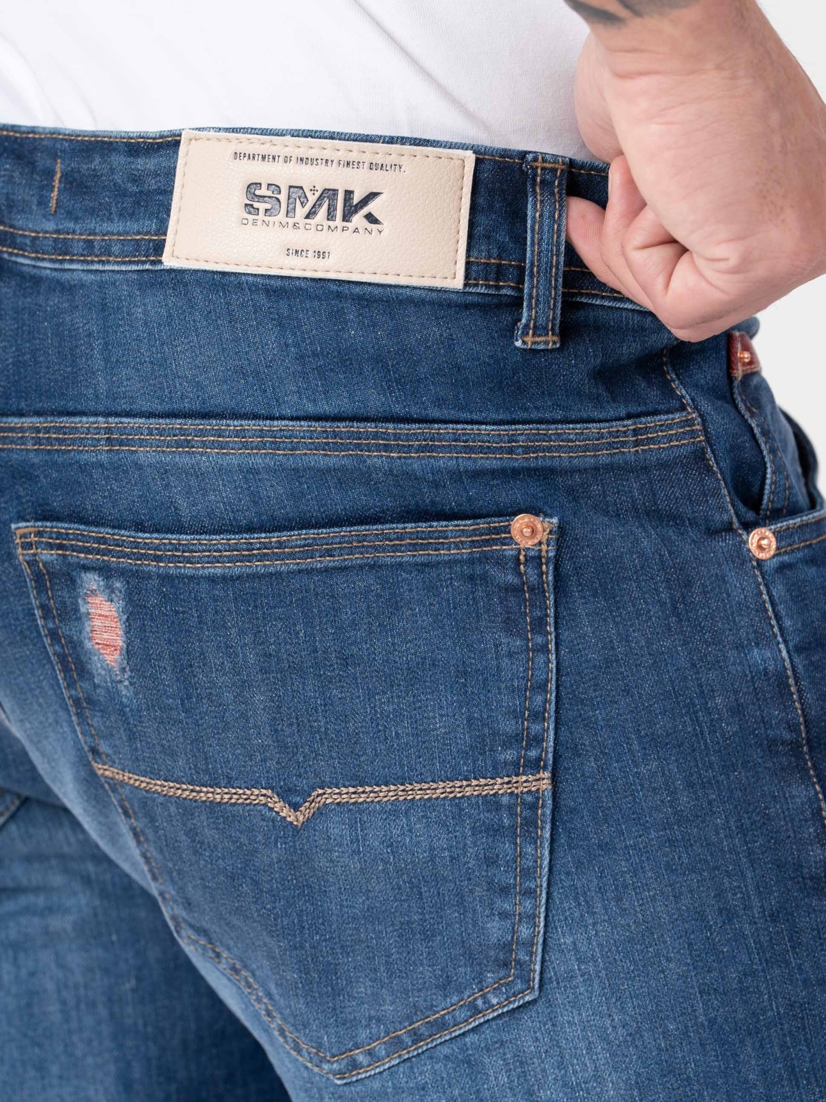 CALÇA SMK ORANGE DENIM