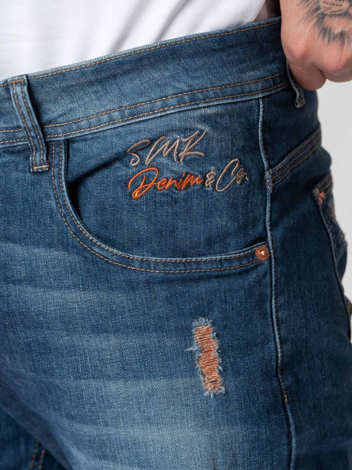 CALÇA SMK RED DENIM