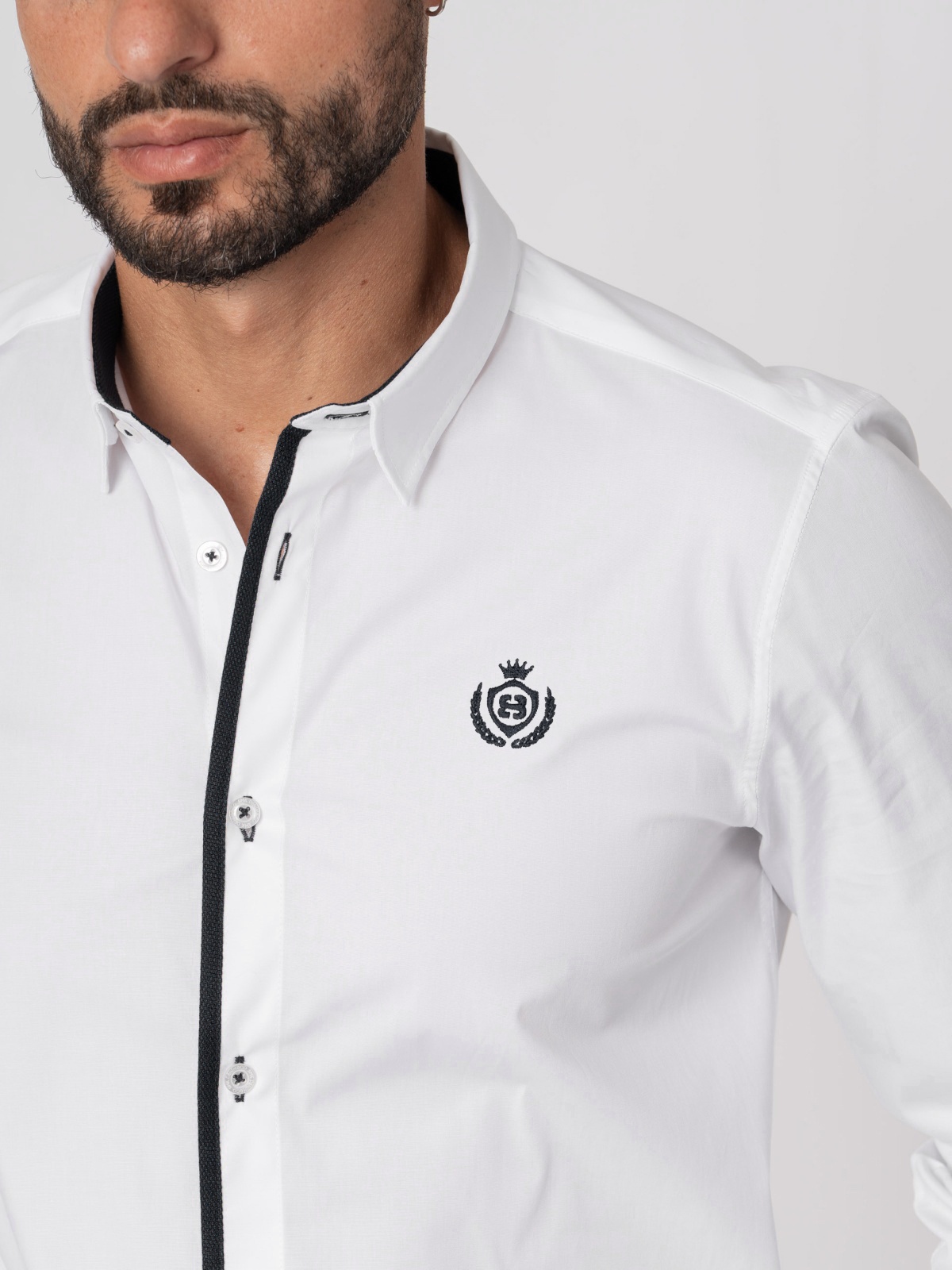 CAMISA SMK BRANCA PRETO K