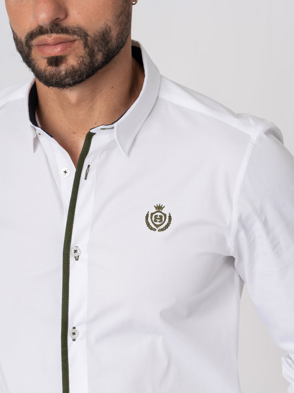 CAMISA SMK BRANCA KAKI K4