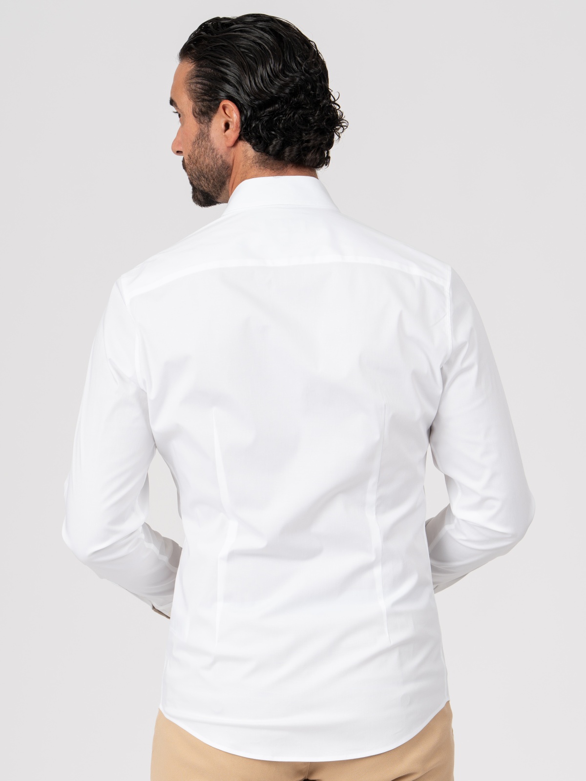 CAMISA SMK46 BRANCO BEGE