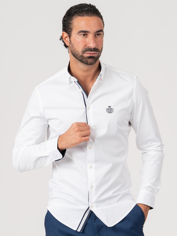 CAMISA SMK46 BRANCO MARIN