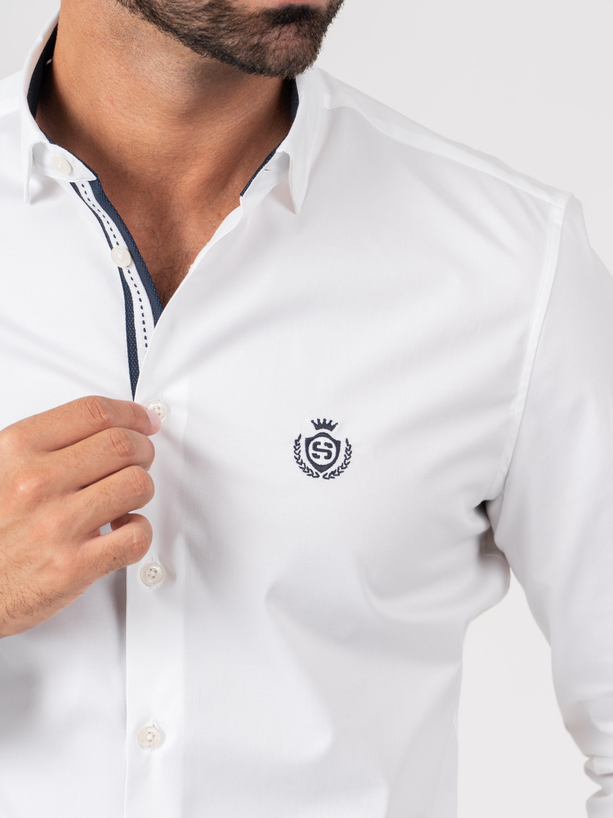 CAMISA SMK46 BRANCO MARIN