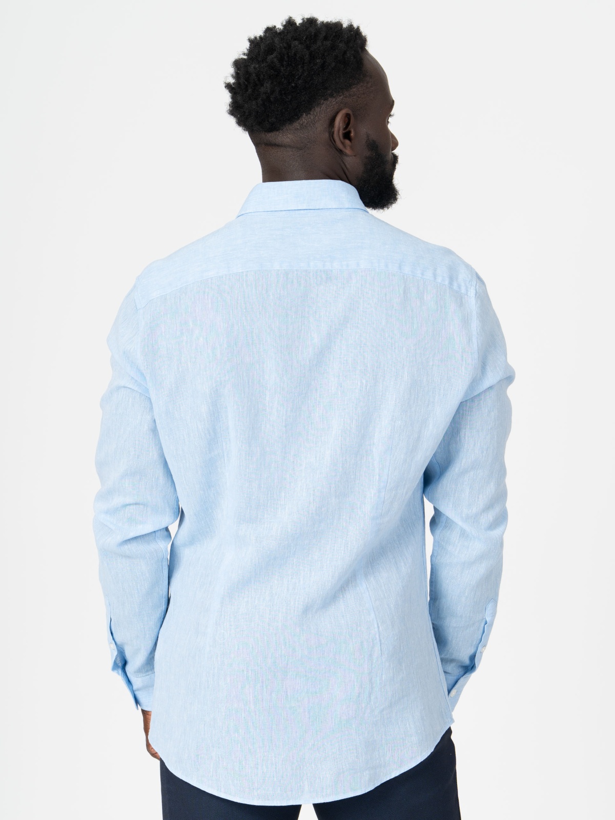 CAMISA SMK LINHO AZUL