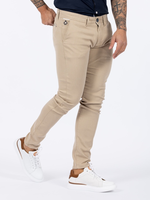CALÇA SMK K46 COLLOR BEGE