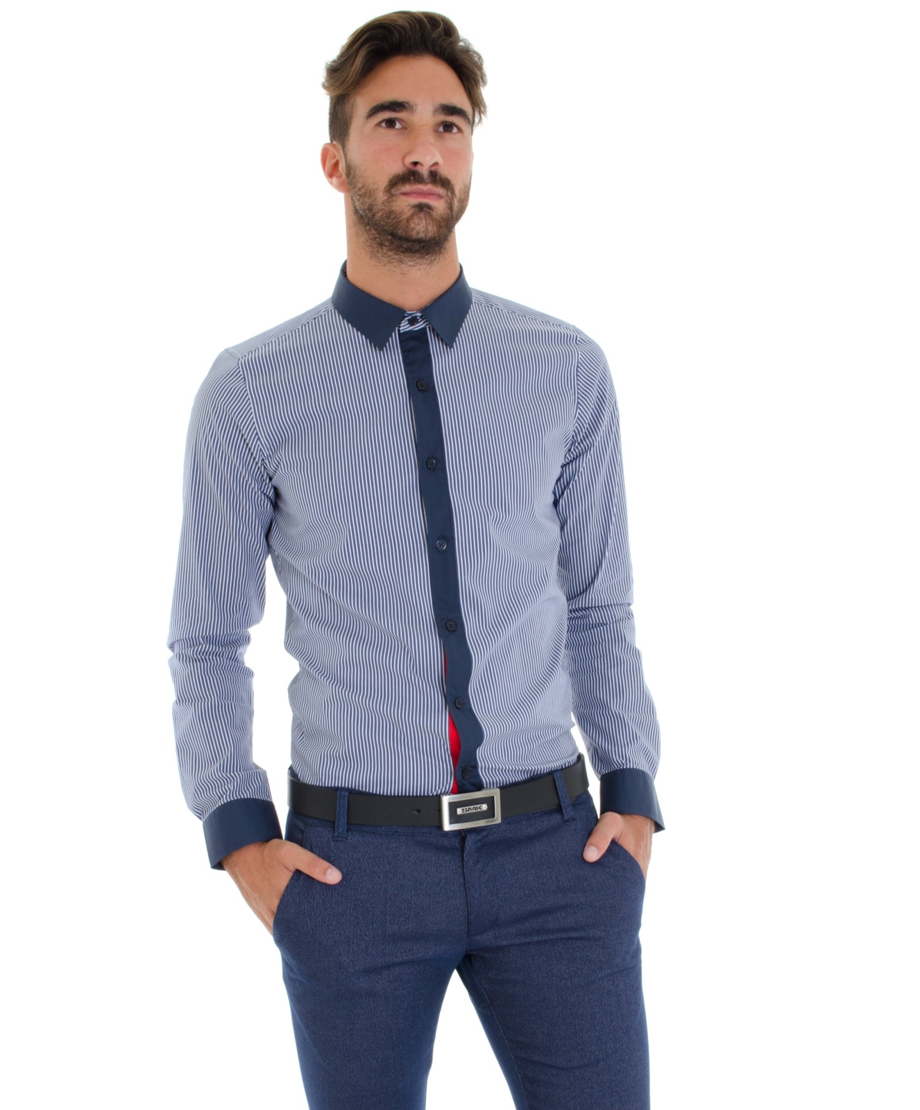 CAMISA COLAR CONTRAST
