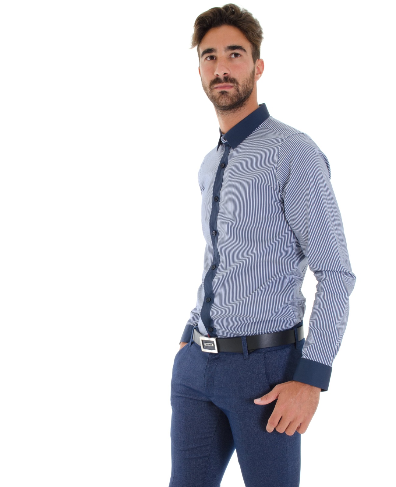 CAMISA COLAR CONTRAST