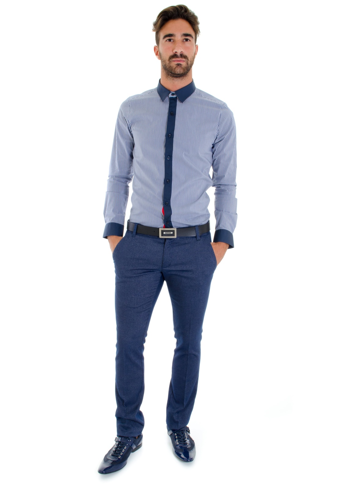 CAMISA COLAR CONTRAST