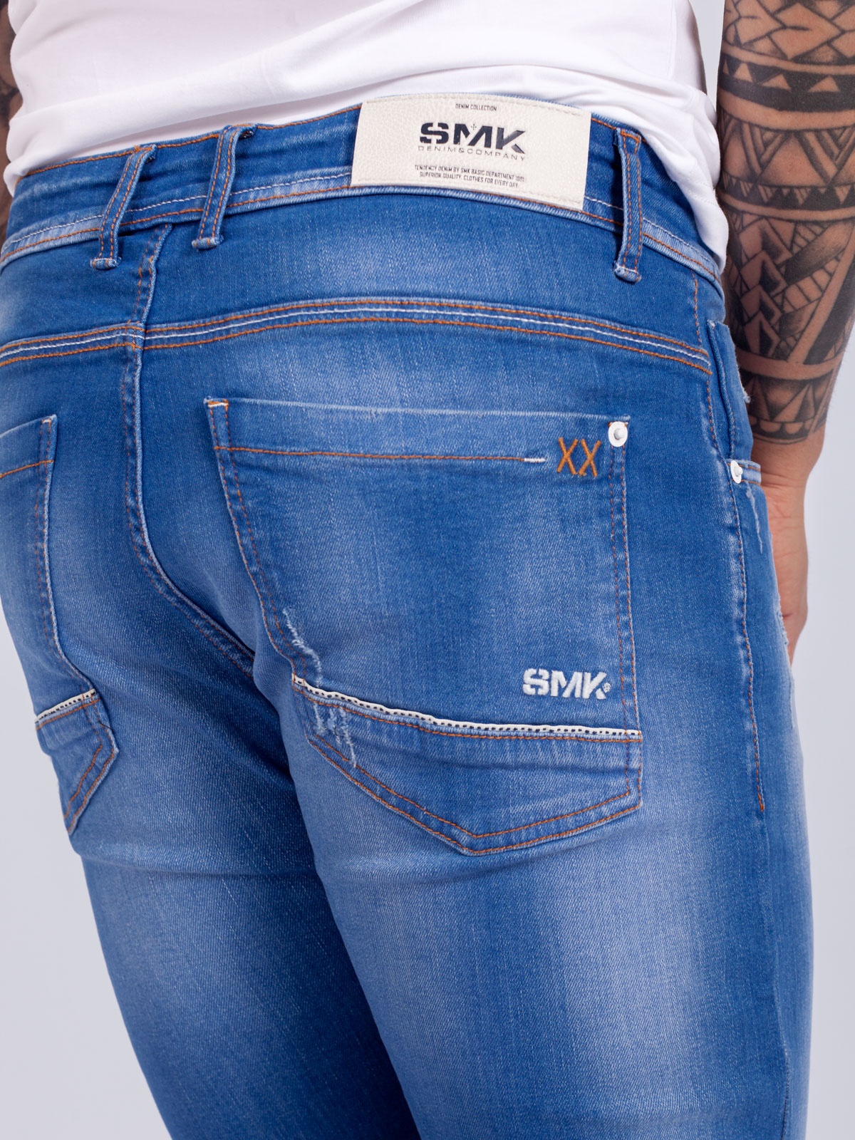 CALÇA SMK DENIM BLUE CLEA