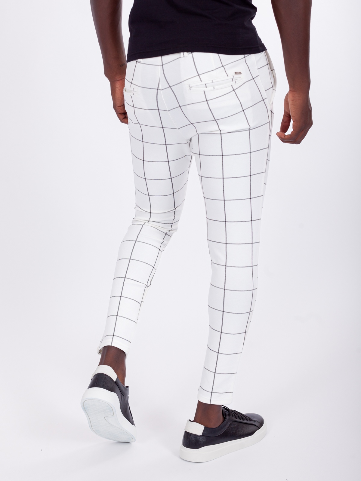 CALÇA SMK WHITE GRID