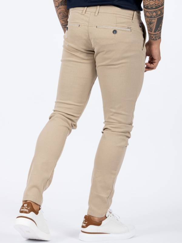 CALÇA SMK BEGE S COROA