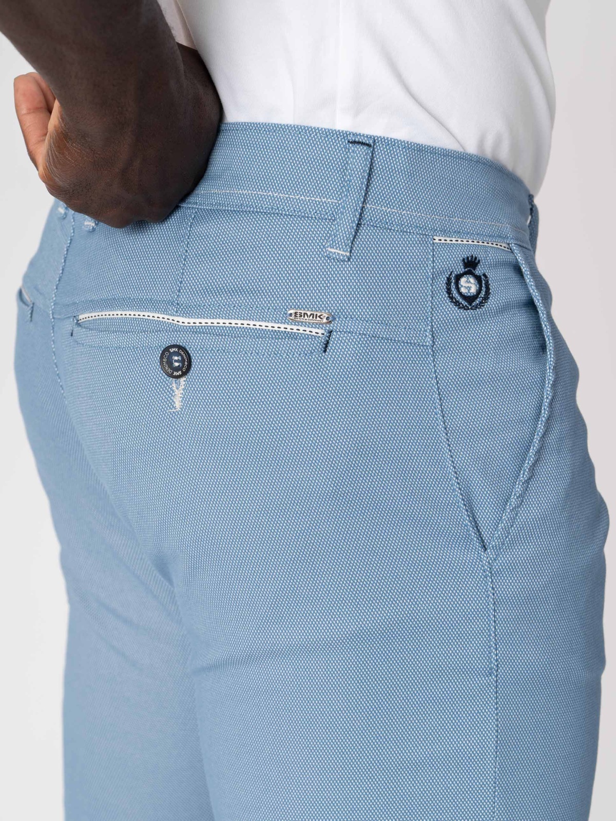 CALÇA SMK AZUL BEBE