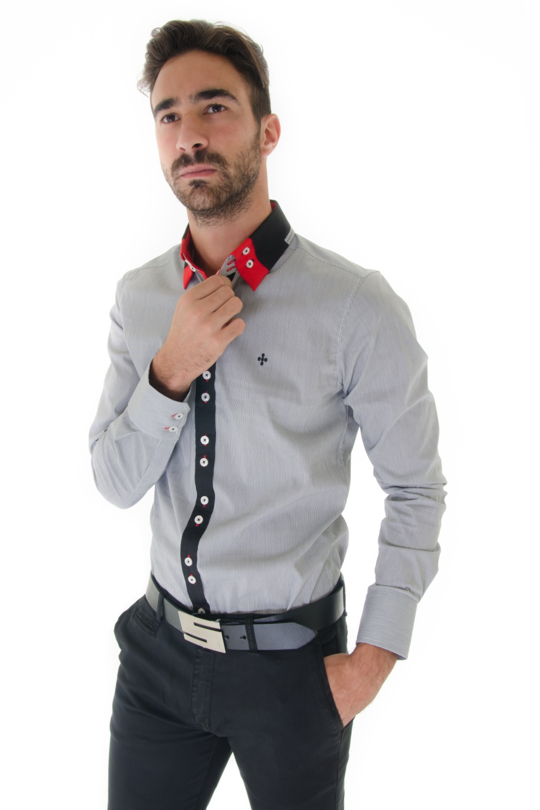 CAMISA STRIPES BRODERII