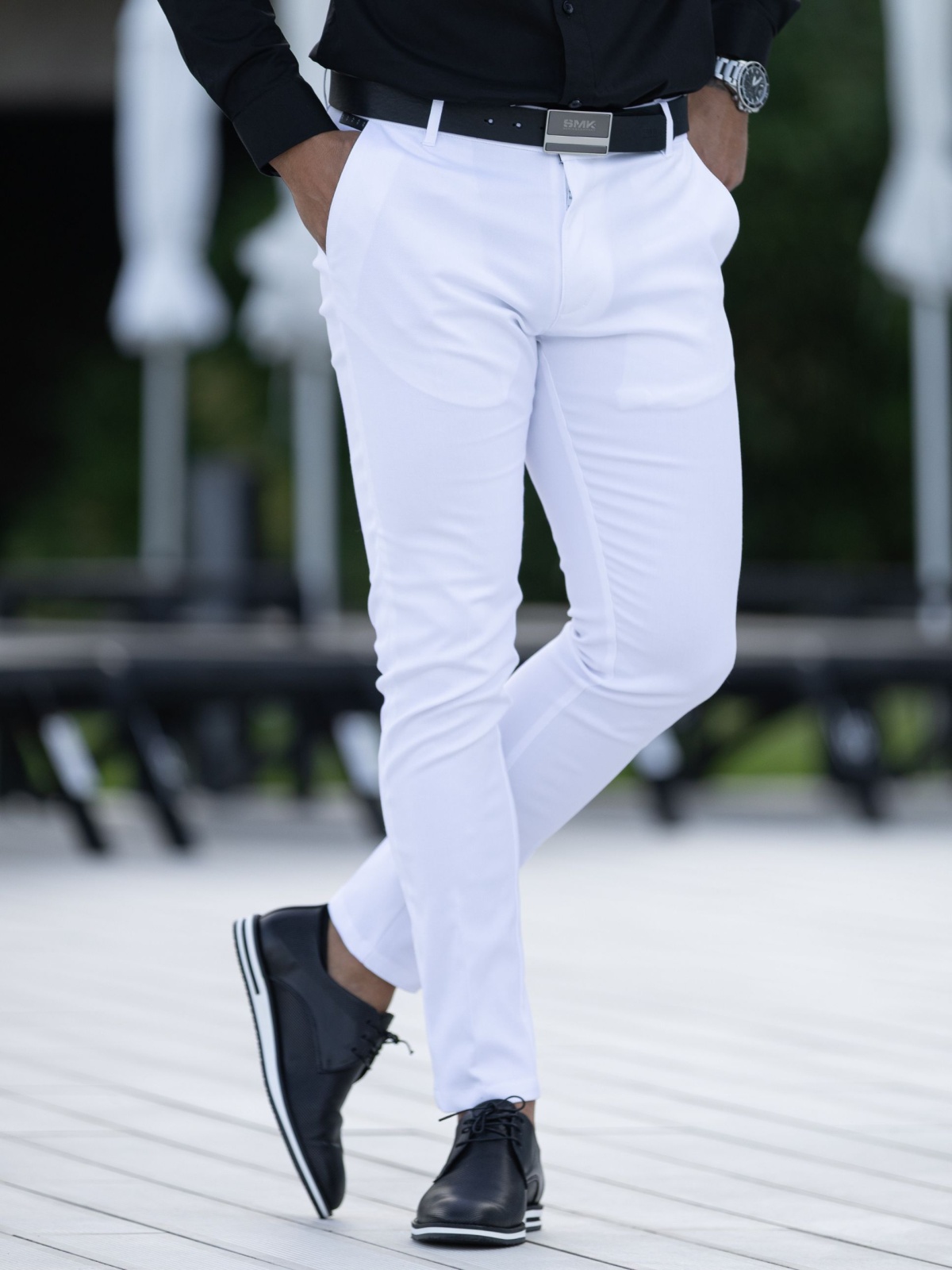 CALÇA SMK BRANCO NEVE
