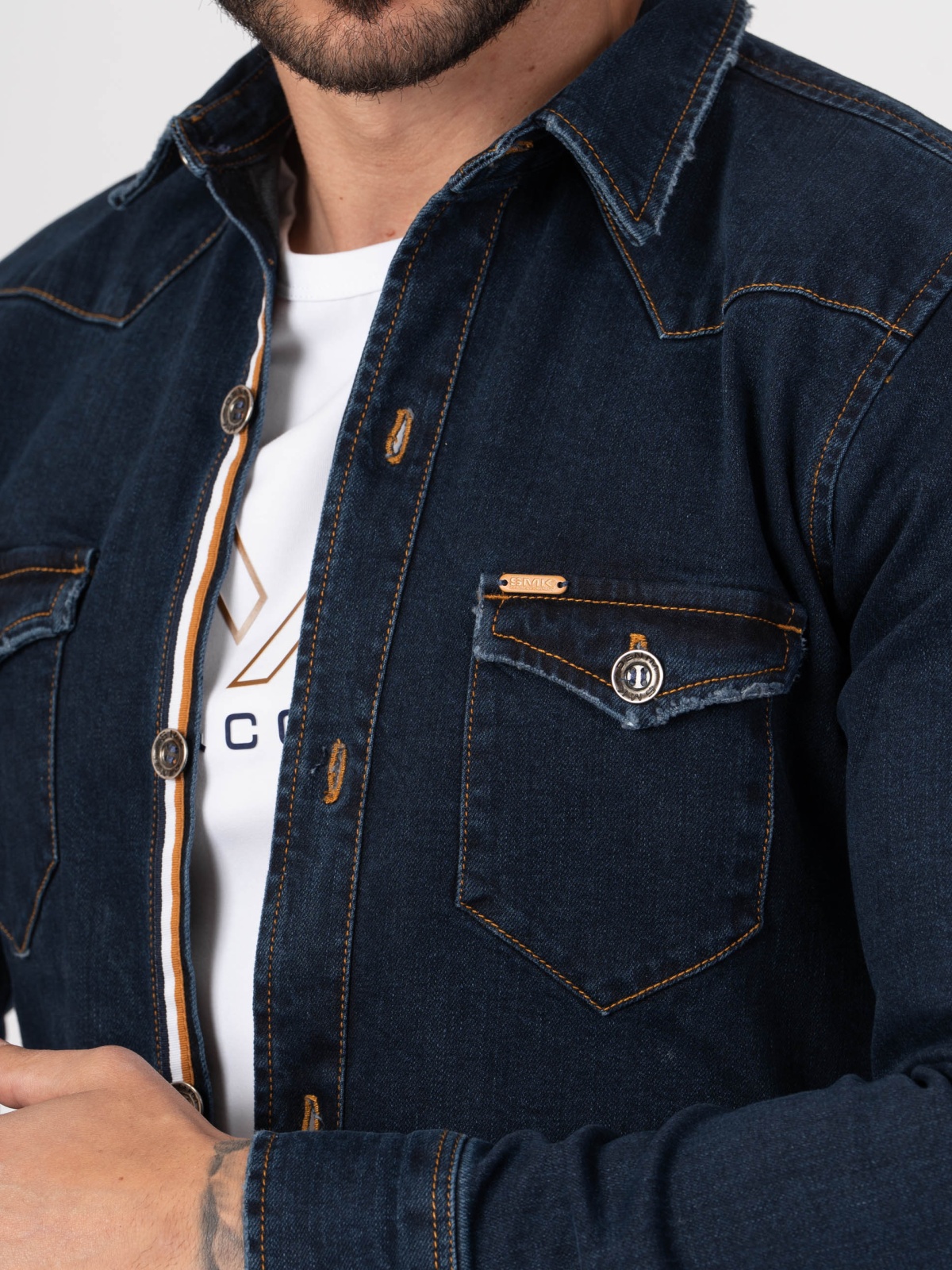 CAMISA SMK DENIM S/JACTO