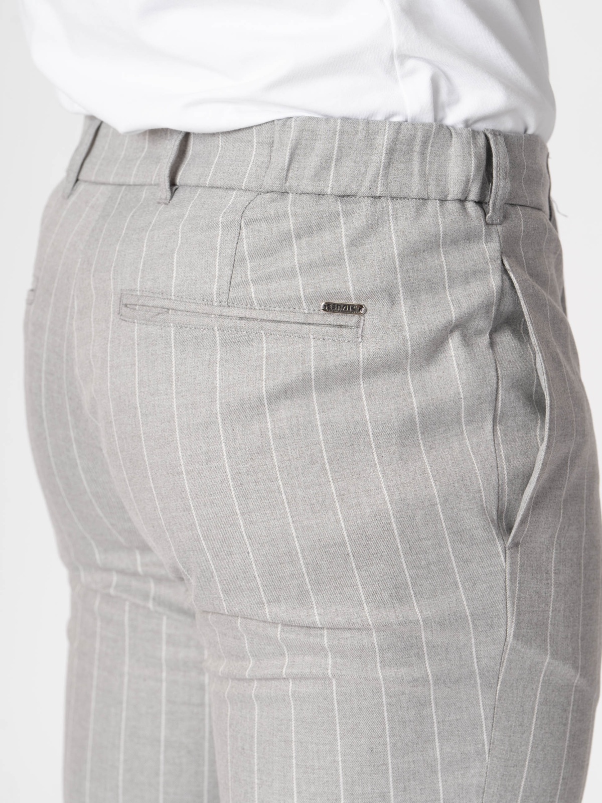 CALÇA SMK COM CORDÃO CINZ