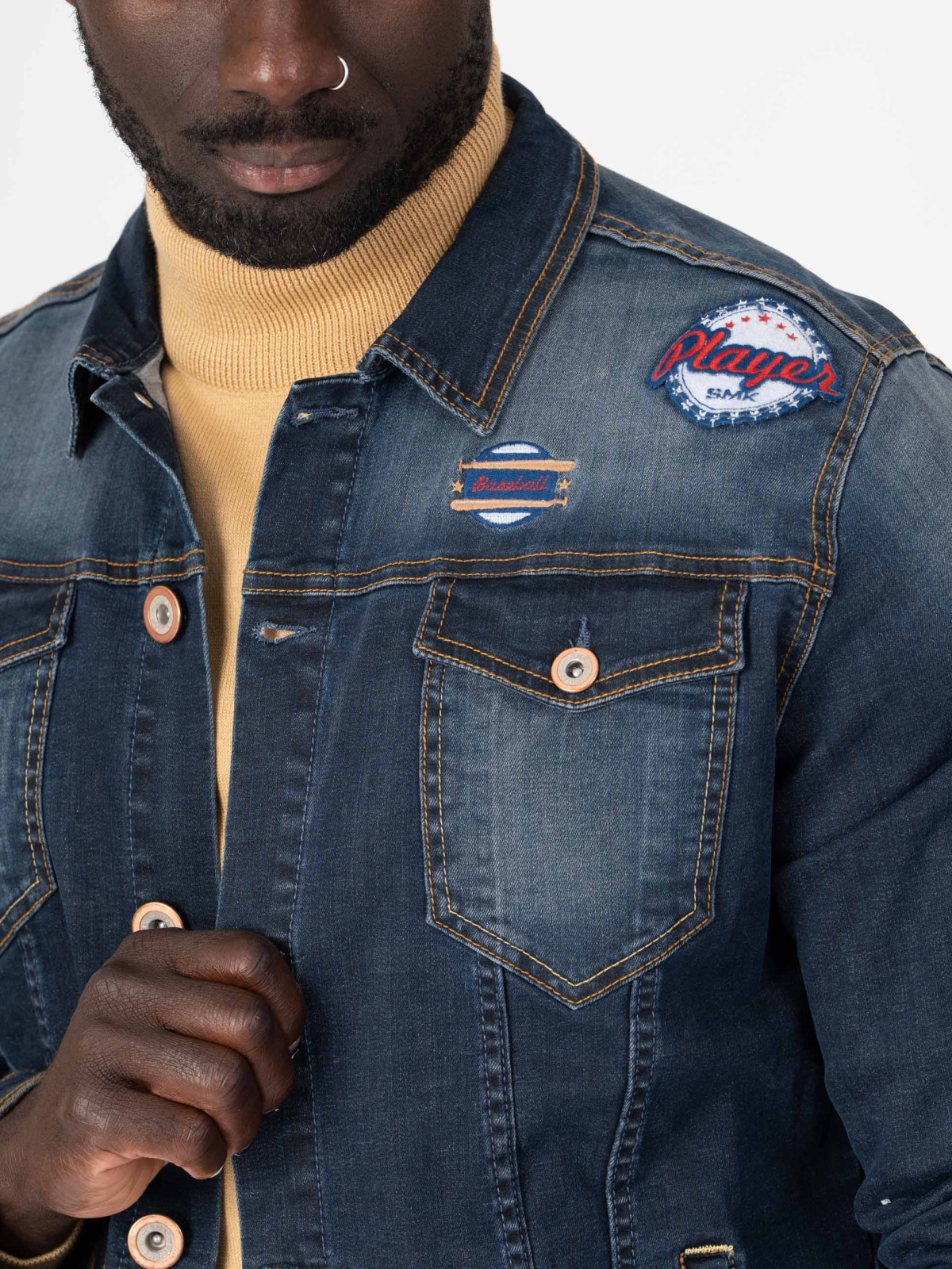 BLUSÃO DENIM SMK INSIGNIA