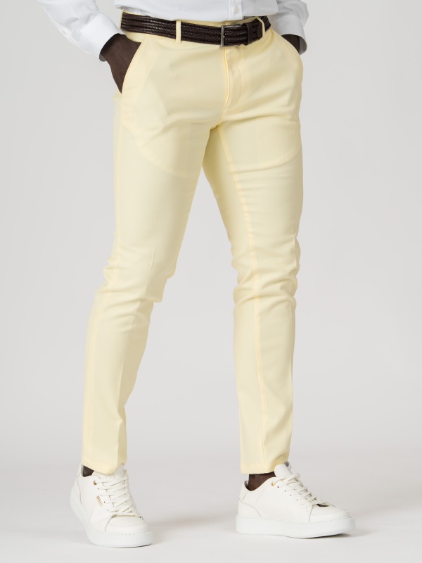 CALÇA SMK AMARELO CLARO
