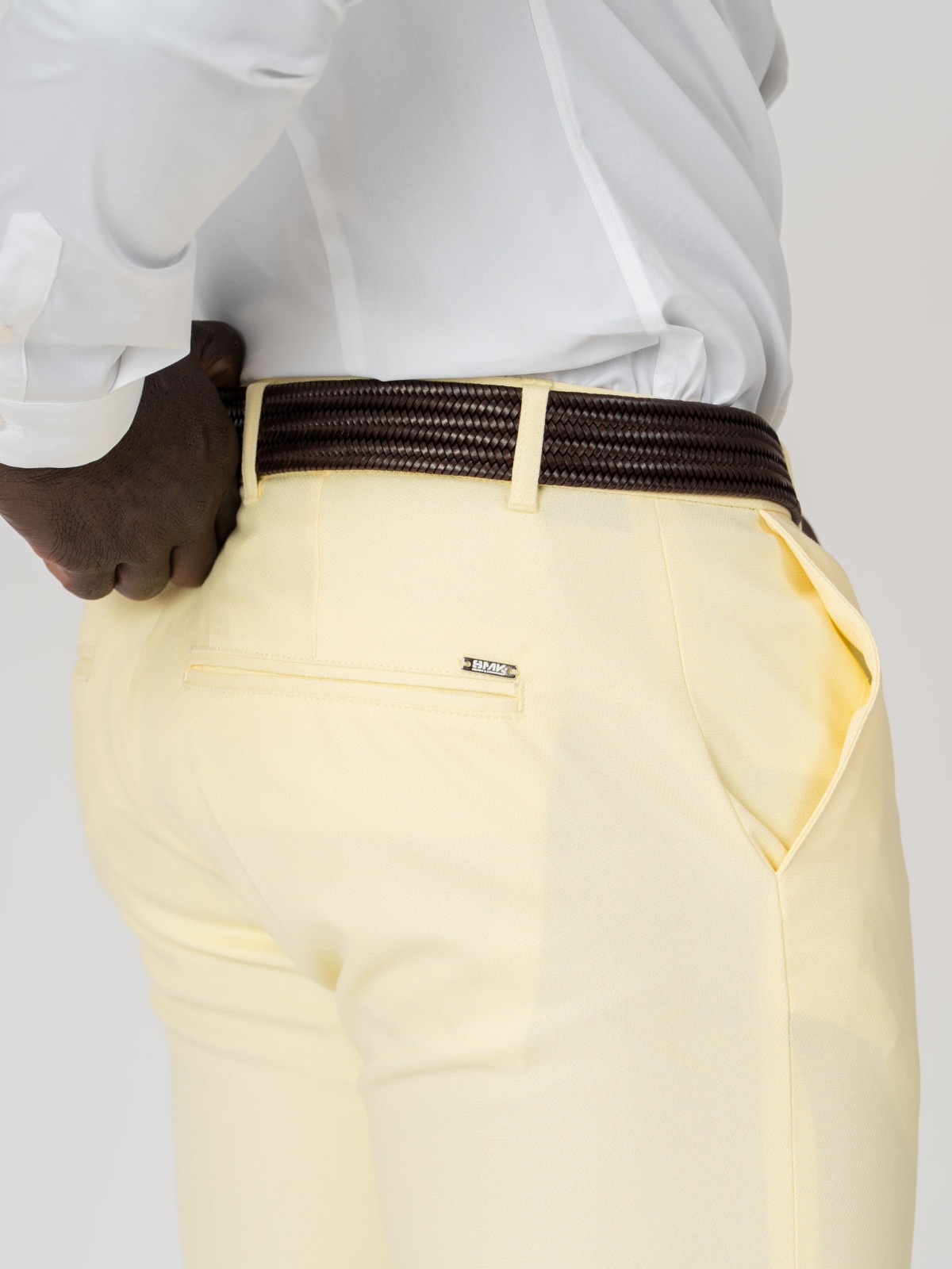 CALÇA SMK AMARELO CLARO