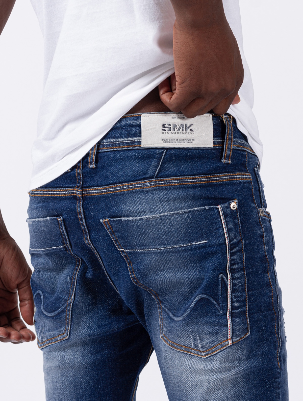 CALÇA SMK WASHED SLIM FIT