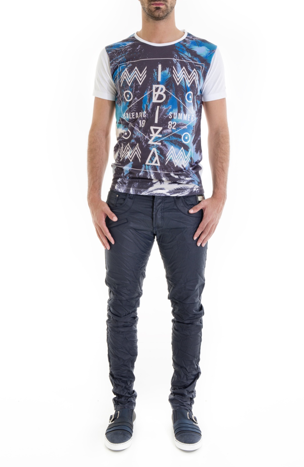 CALÇA TRAVEL BLACK&BLUE