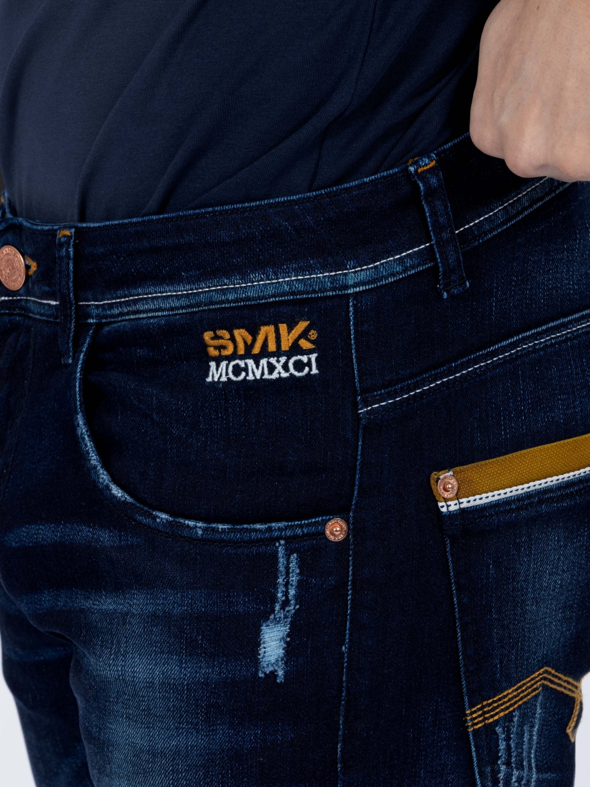 CALÇA SMK DENIM ROTOS NOS