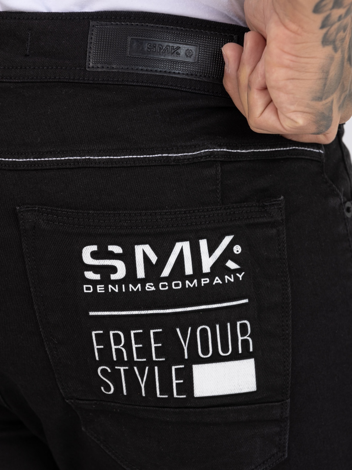 CALÇA SMK DENIM PRETO FYS