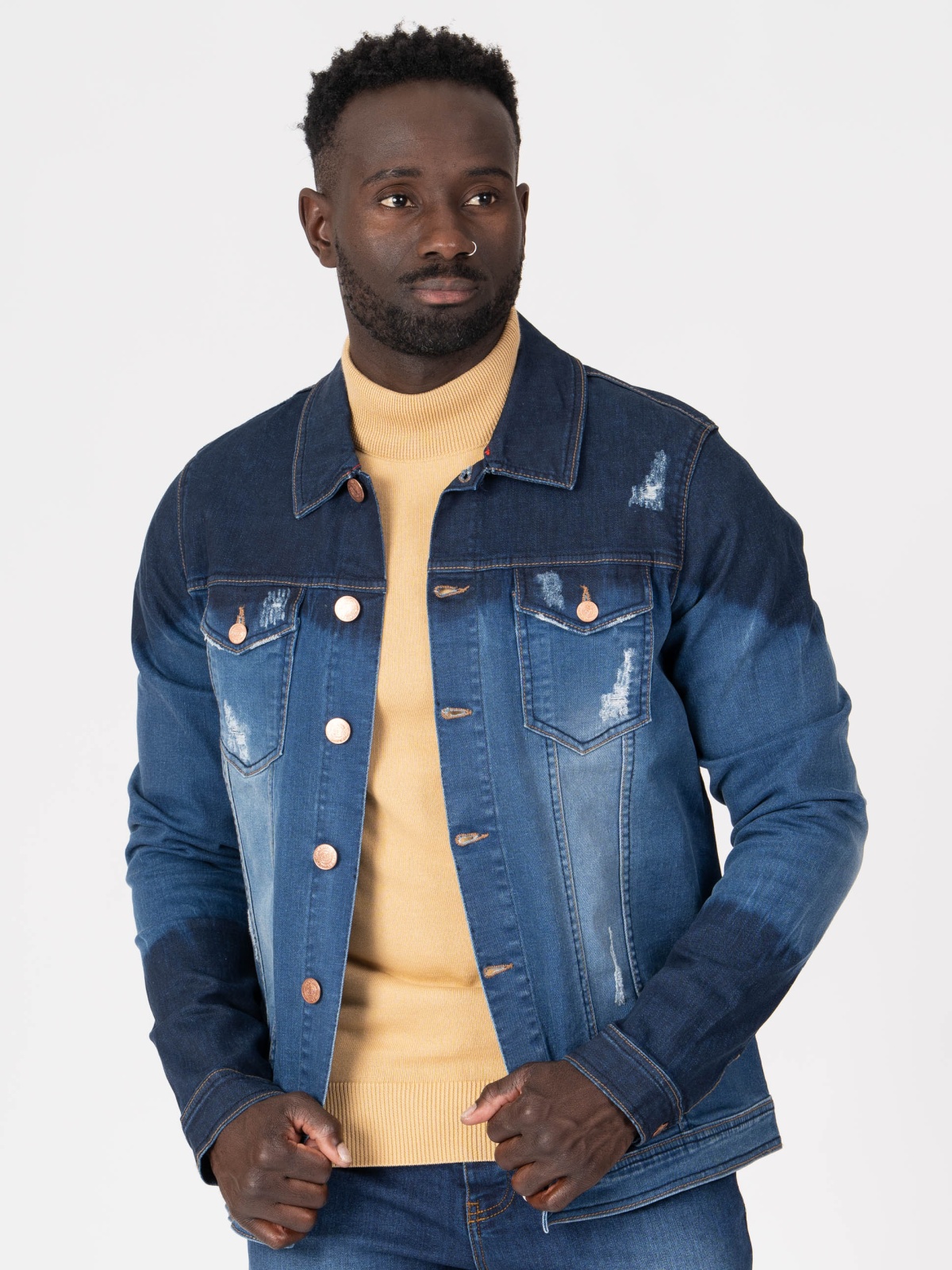 BLUSÃO SMK RED LINE DENIM