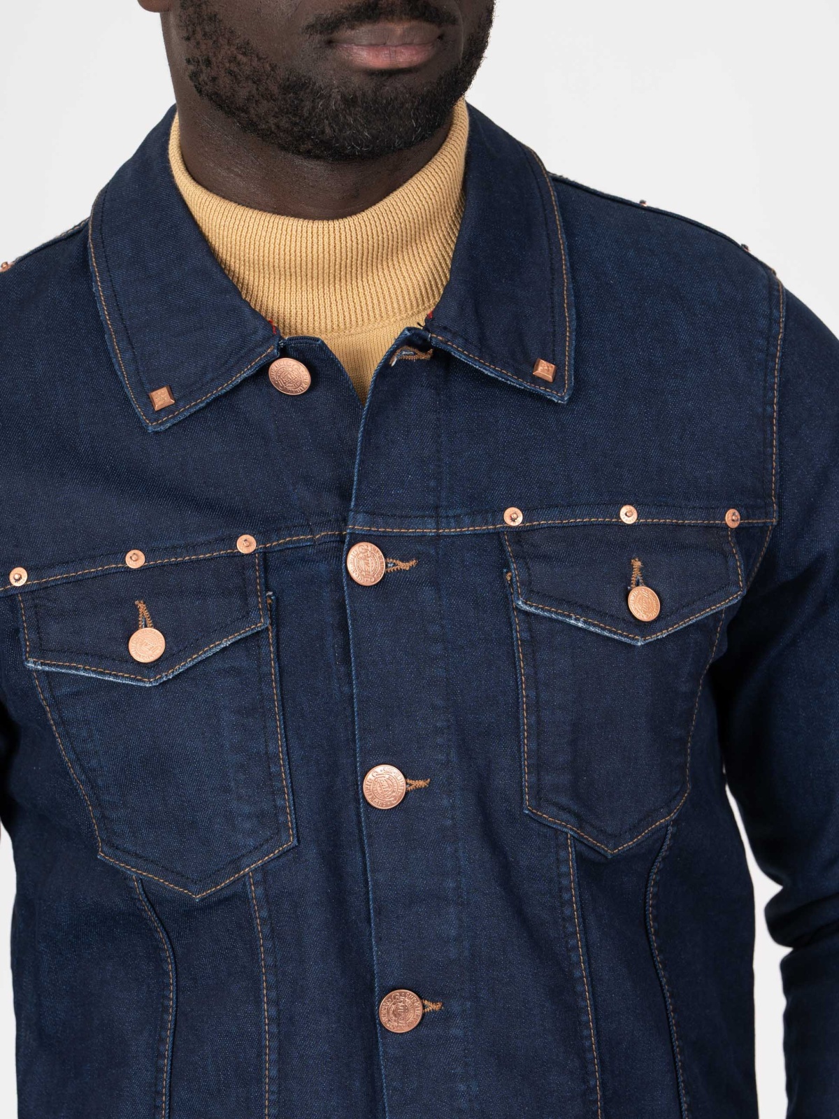 BLUSÃO SMK RED LINE DENIM