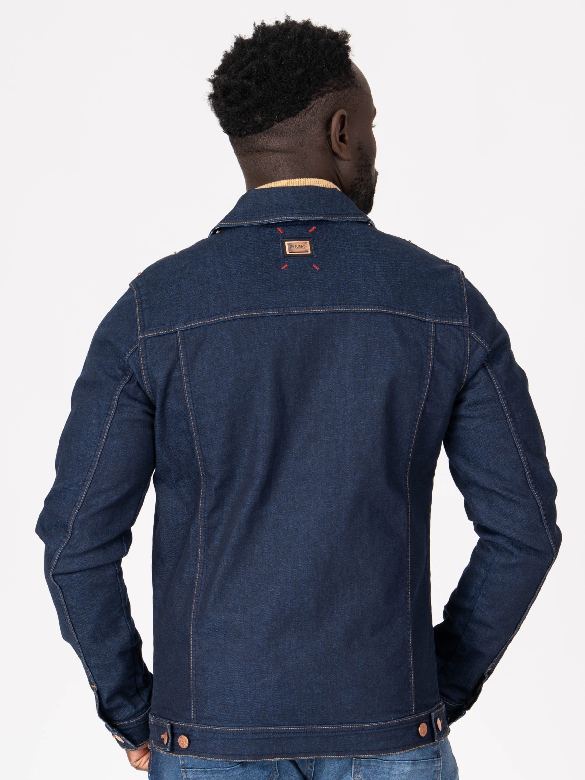 BLUSÃO SMK RED LINE DENIM