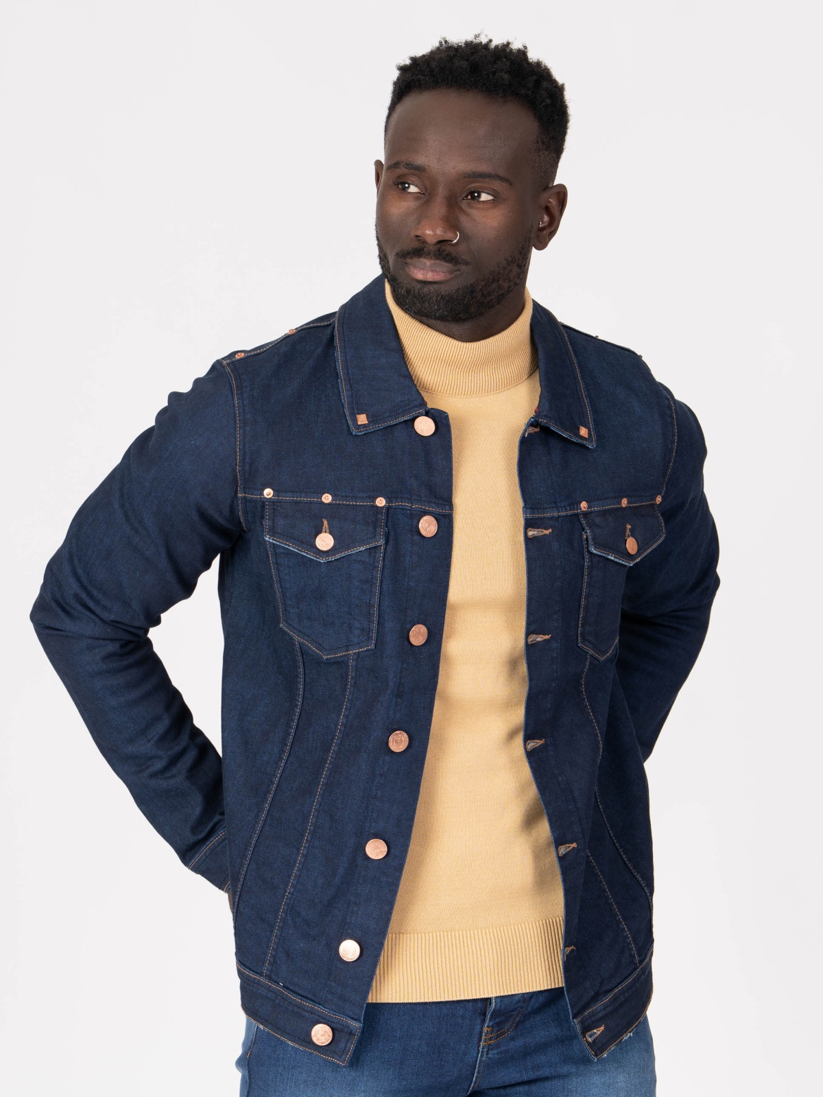 BLUSÃO SMK RED LINE DENIM