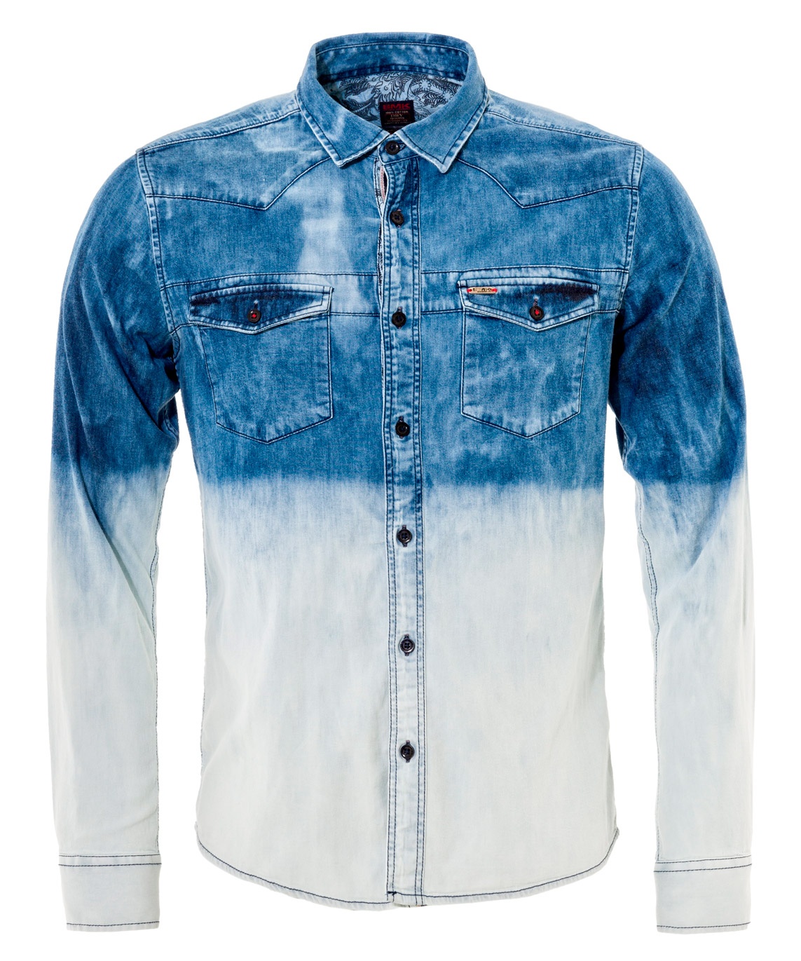 CAMISA DENIM WASHED C/M