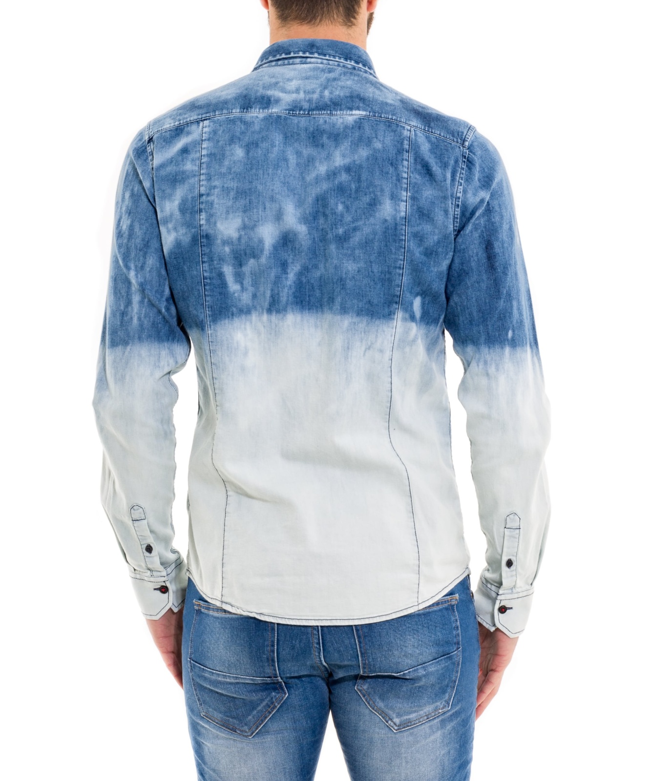 CAMISA DENIM WASHED C/M