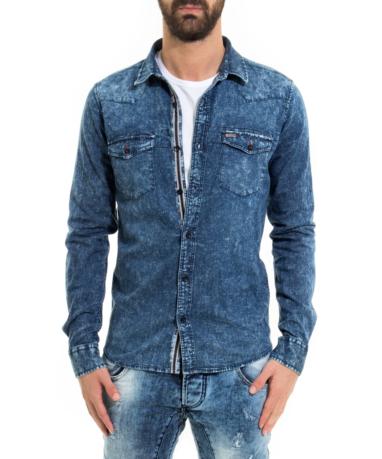 CAMISA DENIM LIGHT C/M