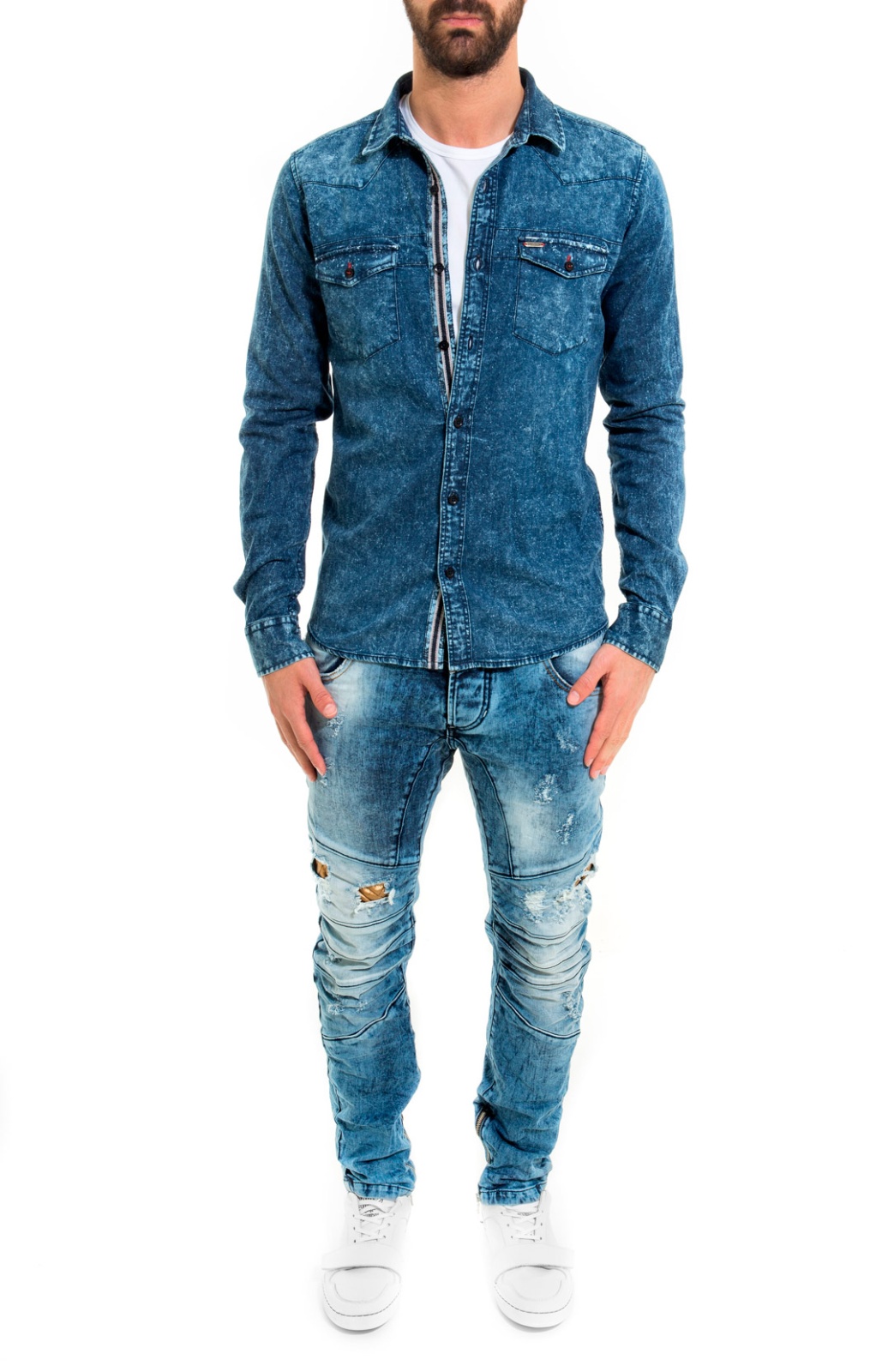 CAMISA DENIM LIGHT C/M