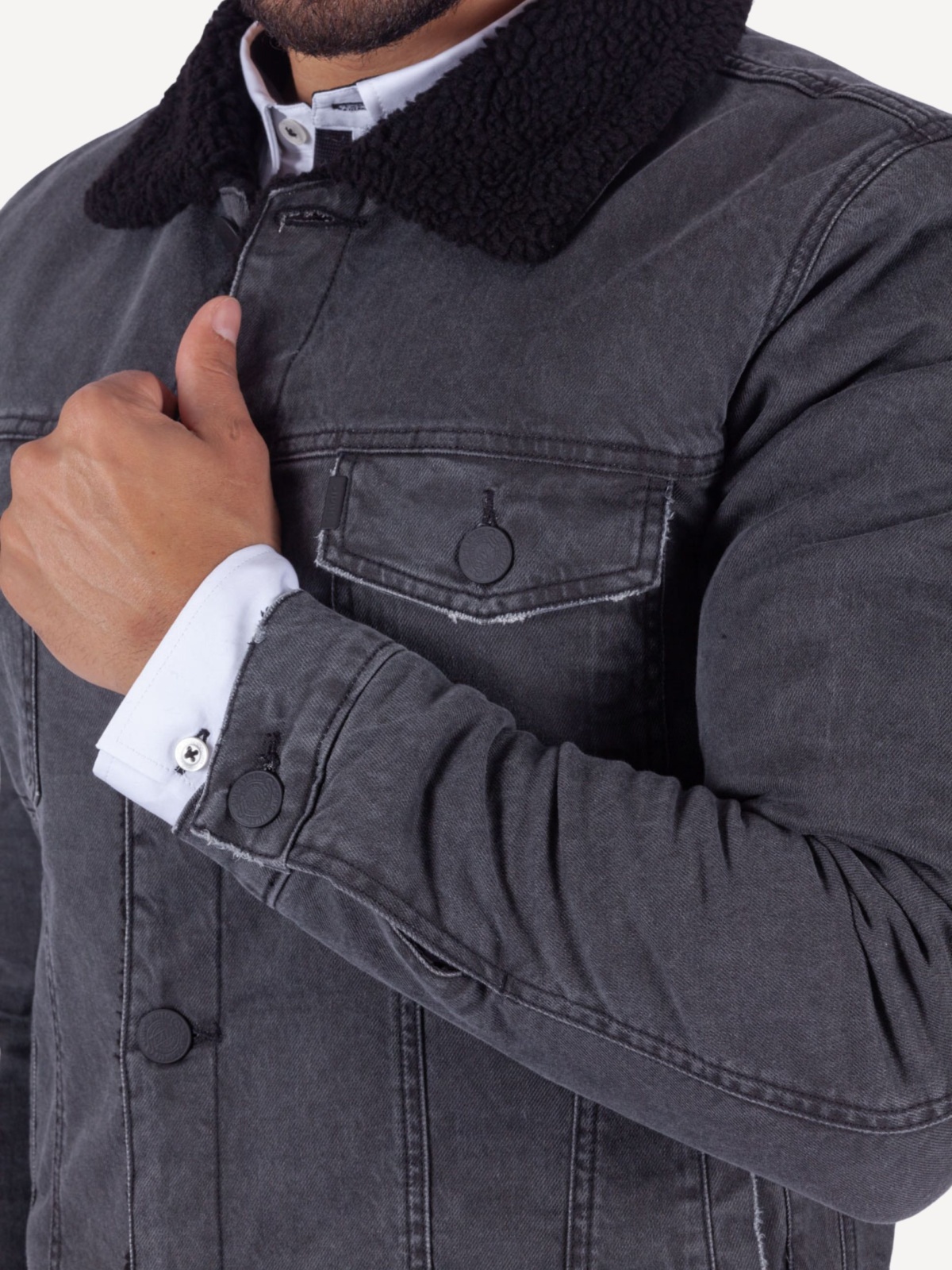 BLUSÃO SMK BLACK DENIM
