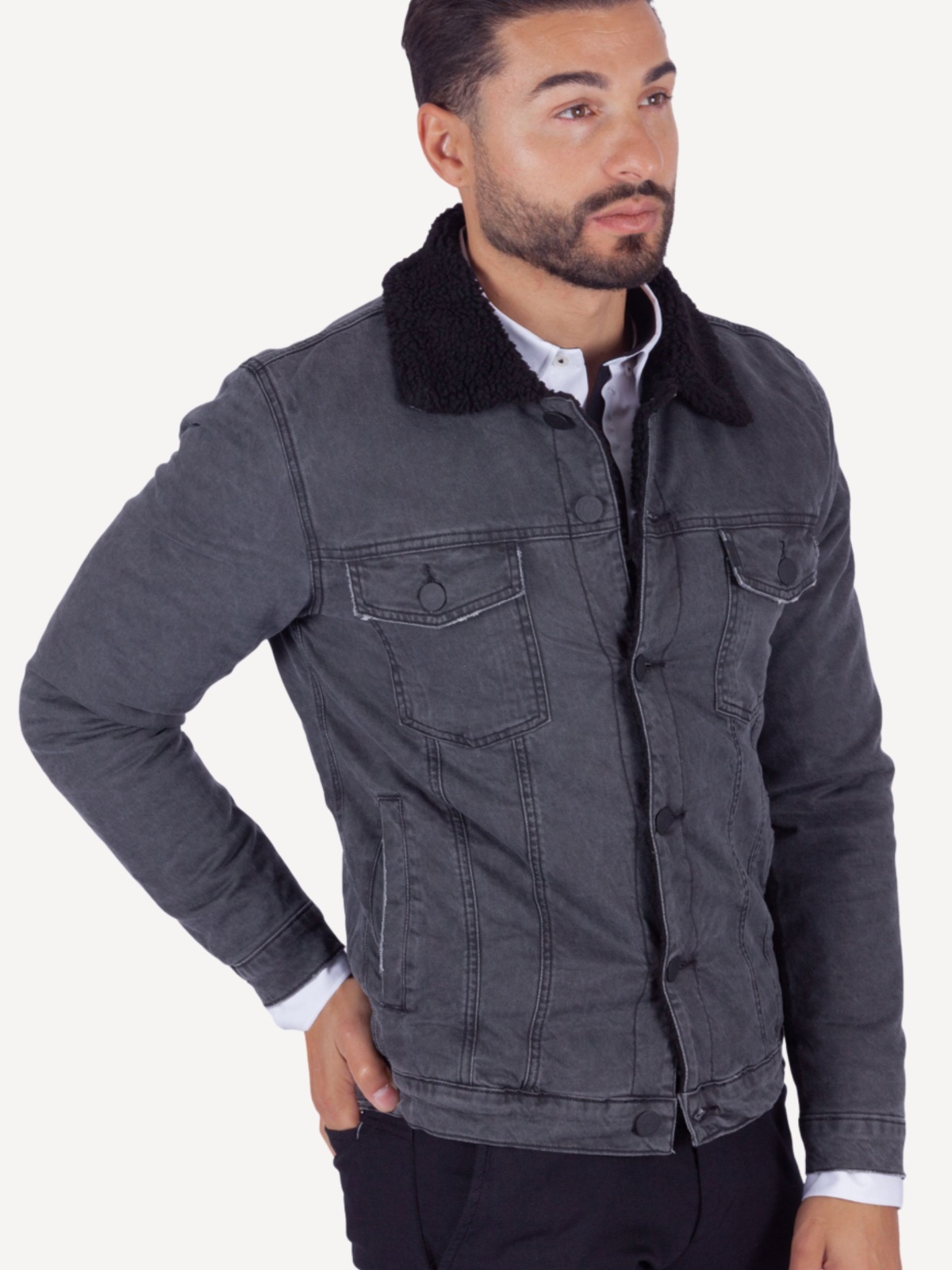 BLUSÃO SMK BLACK DENIM