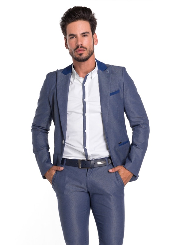 BLAZER SMK BLUE COLLAR