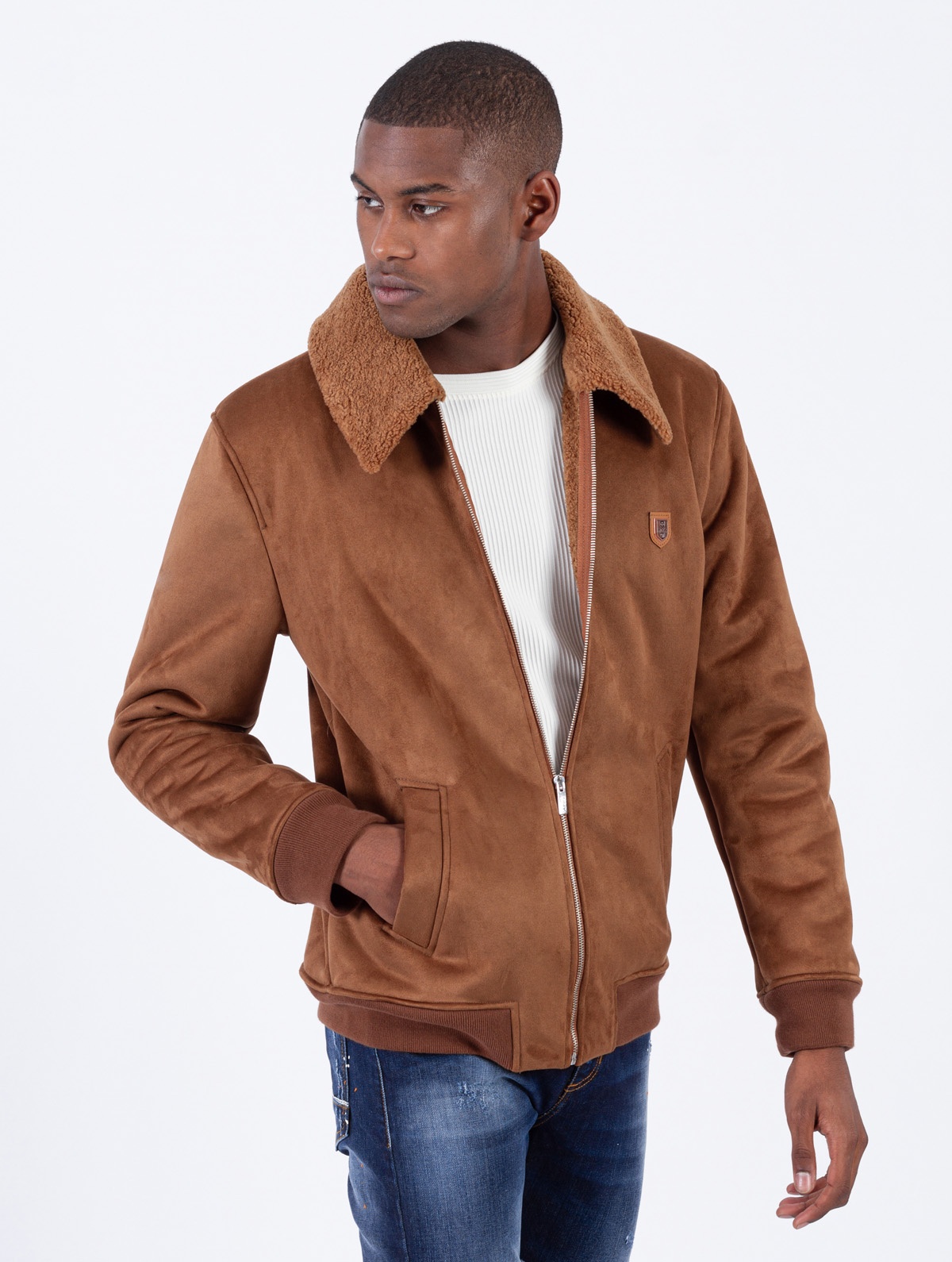 BLUSAO SMK FUR COLLAR