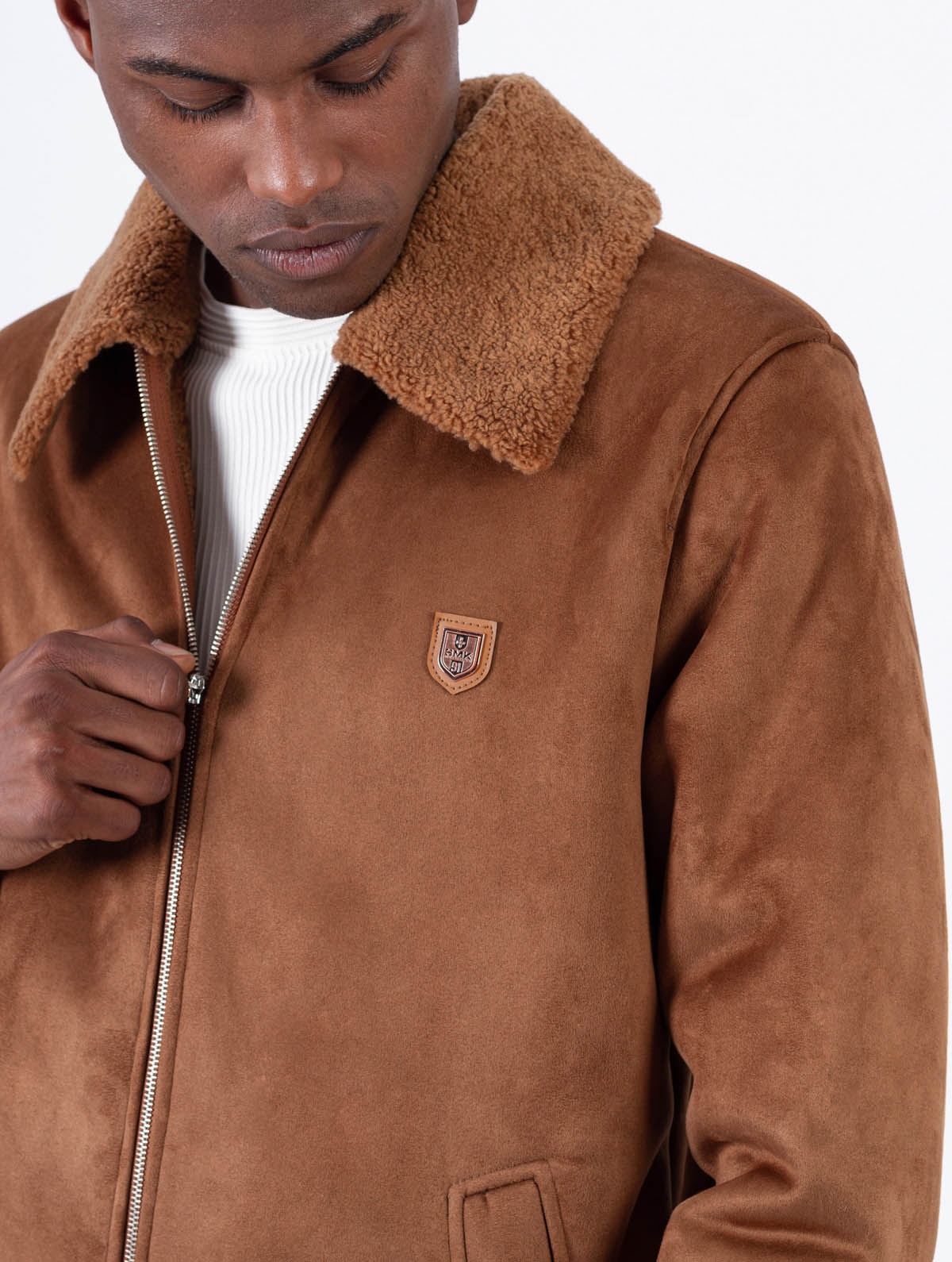 BLUSAO SMK FUR COLLAR